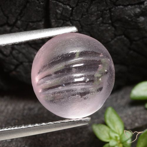 5.01ct Naturel Rose clair Morganite, Tour, Translucide