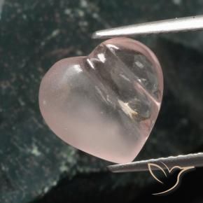Morganite Rose clair naturelle Cœur, 3.54 ct, Translucide