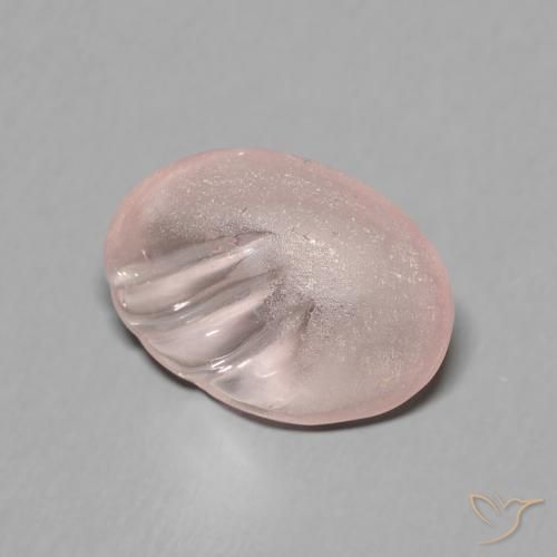 3.85ct Naturel Flamant rose Morganite, ovale, Transparent
