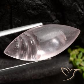 Morganite Rose clair naturelle Marquise, 7.86 ct, Transparent