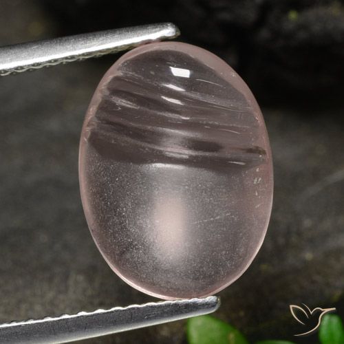 4.09ct Naturel Rose corail léger Morganite, ovale, Transparent
