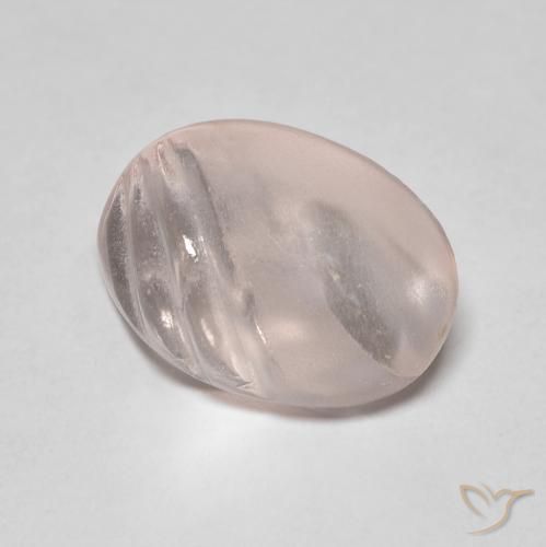 4.15ct Naturel Rose clair Morganite, ovale, Transparent
