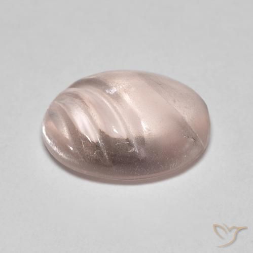 Morganite Rose clair naturelle ovale, 4.15 ct, Transparent