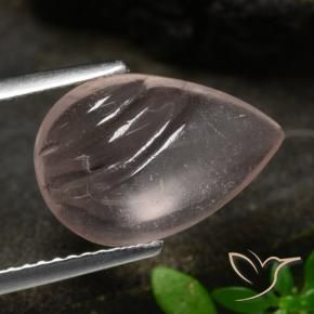 Morganite Ton rose rosé naturelle En forme de poire, 3.48 ct, Transparent