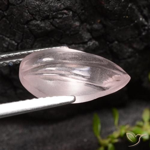 Morganite Rose naturelle En forme de poire, 4.47 ct, Transparent