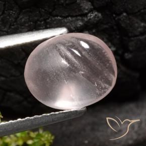 Morganite Rose clair naturelle ovale, 2.28 ct, Transparent