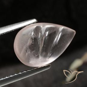 Morganite Rose moyen-léger naturelle En forme de poire, 2.74 ct, Transparent