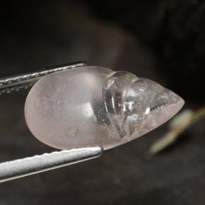 Morganite Rose clair naturelle En forme de poire, 3.60 ct, Transparent