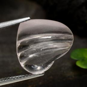 Morganite Ton rose corail naturelle Forme de coeur, 6.23 ct, Transparent