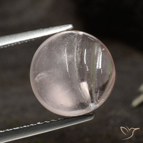 4.57ct Naturel Rose moyen-léger Morganite, Tour, Transparent