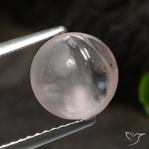 2.54ct Naturel Rose clair Morganite, Tour, Transparent