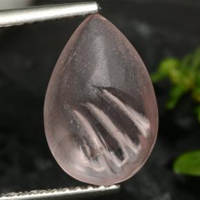 Morganite rose naturelle en forme de poire, 3,25 ct, transparent