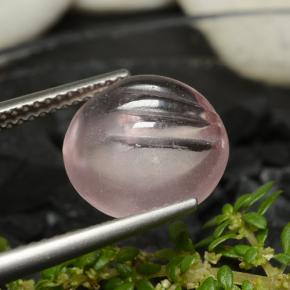 Morganite Rose clair naturelle Coupe roude, 5.96 ct, Transparent