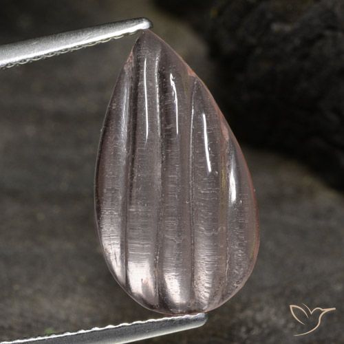 Morganite Ton rose rosé naturelle En forme de poire, 3.74 ct, Transparent