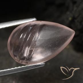 Morganite Rose moyen-léger naturelle En forme de poire, 5.70 ct, Transparent