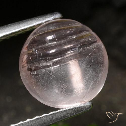 Morganite Rose moyen-léger naturelle Tour, 3.03 ct, Transparent