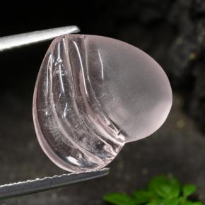 Morganite Ton rose corail naturelle Forme de coeur, 4.95 ct, Transparent