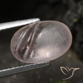 Morganite Ton rose corail naturelle ovale, 2.42 ct, Transparent
