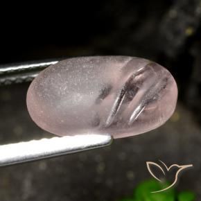 Morganite Ton rose corail naturelle ovale, 2.42 ct, Transparent
