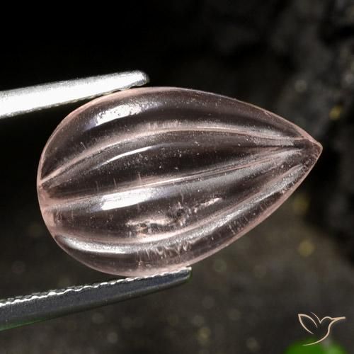 Morganite Rose léger naturelle En forme de poire, 2.74 ct, Transparent