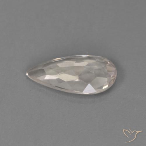 Morganite Flamant rose naturelle En forme de poire, 0.66 ct, VVS