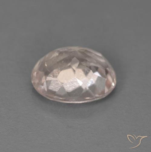 Morganite Flamant rose naturelle ovale, 0.92 ct, VS