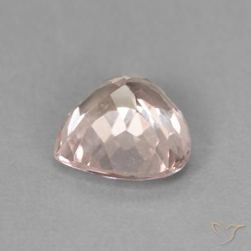 Morganite Medium Light-Pink naturelle Cœur, 0.94 ct, VVS-VS
