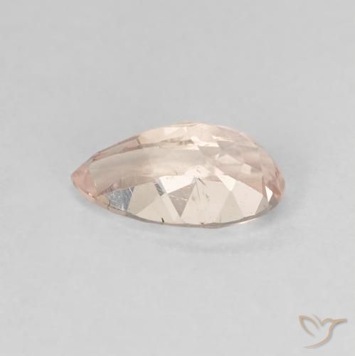 Morganite Rose moyen naturelle En forme de poire, 0.96 ct, VS