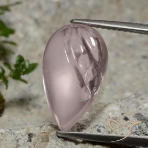 Morganite Rose léger naturelle En forme de poire, 5.49 ct, Transparent