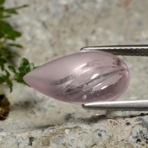 Morganite Rose léger naturelle En forme de poire, 5.49 ct, Transparent
