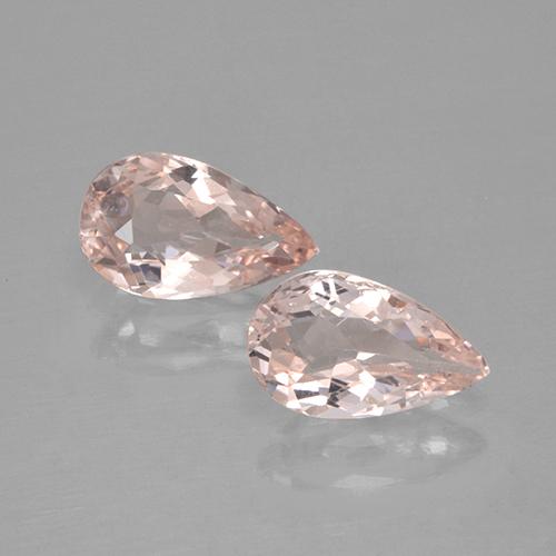 Achetez naturel 1.66ct Flamant rose Morganite gems, En forme de poire, En provenance Brésil chez GemSelect. En stock, livraison internationale!