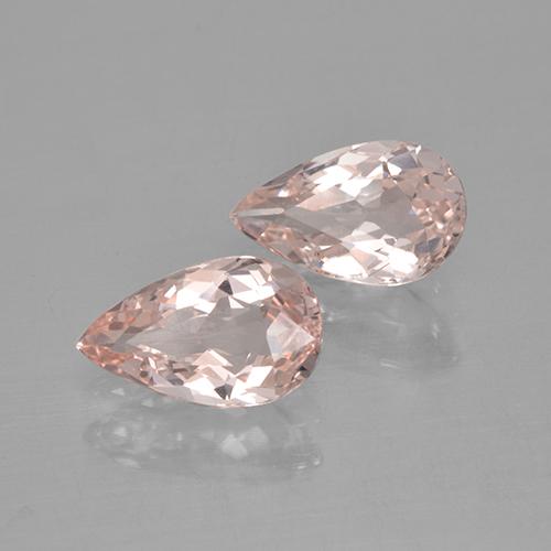 Achetez naturel 1.66ct Flamant rose Morganite gems, En forme de poire, En provenance Brésil chez GemSelect. En stock, livraison internationale!