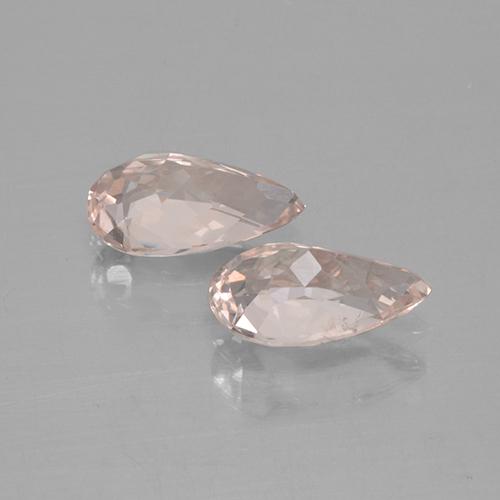 Achetez naturel 1.66ct Flamant rose Morganite gems, En forme de poire, En provenance Brésil chez GemSelect. En stock, livraison internationale!