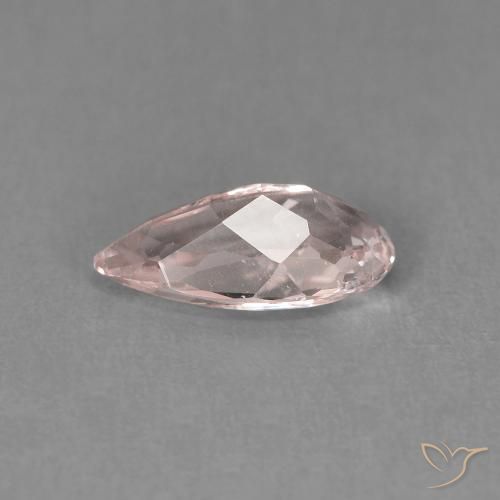 Morganite Flamant rose naturelle En forme de poire, 1.00 ct, VVS-VS
