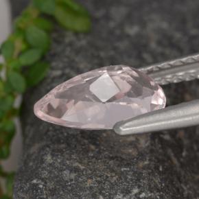 Morganite rose naturelle en forme de poire, 1,13 ct, VVS-VS