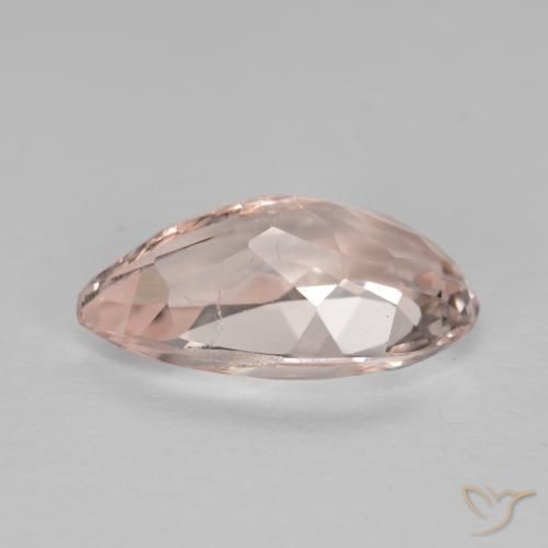 Morganite Flamant rose naturelle En forme de poire, 1.16 ct, VS
