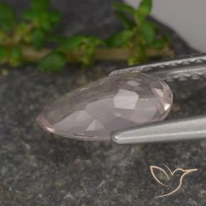 Morganite Rose clair naturelle En forme de poire, 1.02 ct, VS