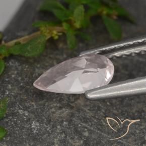 Morganite Flamant rose naturelle En forme de poire, 0.47 ct, VS