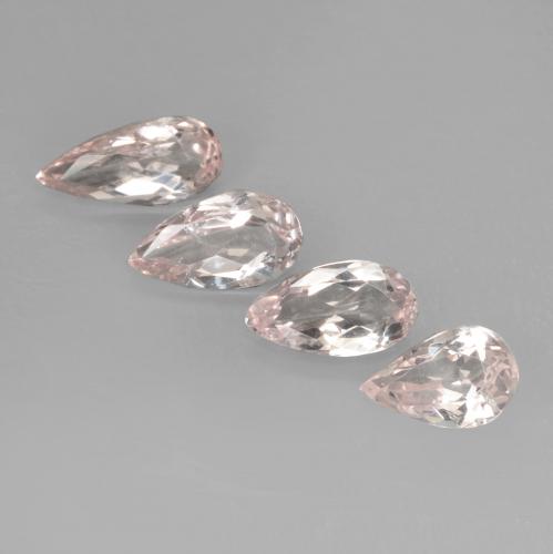Achetez naturel 2.03ct Ton rose corail Morganite gems, En forme de poire, En provenance Afghanistan chez GemSelect. En stock, livraison internationale!