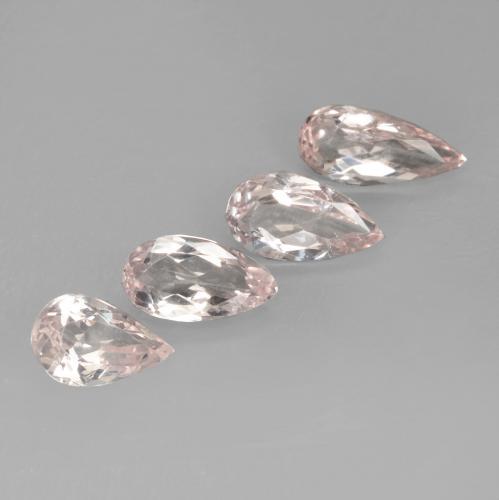 Achetez naturel 2.03ct Ton rose corail Morganite gems, En forme de poire, En provenance Afghanistan chez GemSelect. En stock, livraison internationale!