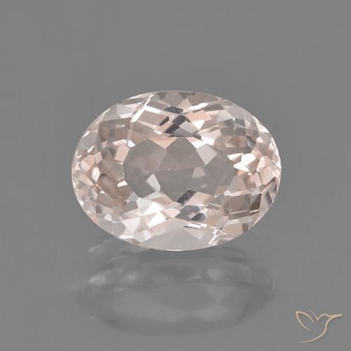 2.43ct Naturel Rose très clair Morganite, ovale, VS