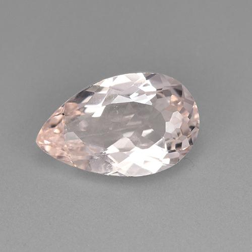 Morganite Rose moyen naturelle En forme de poire, 2.09 ct, VVS-VS