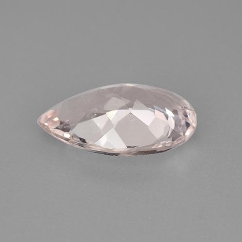 Morganite Rose moyen naturelle En forme de poire, 2.09 ct, VVS-VS