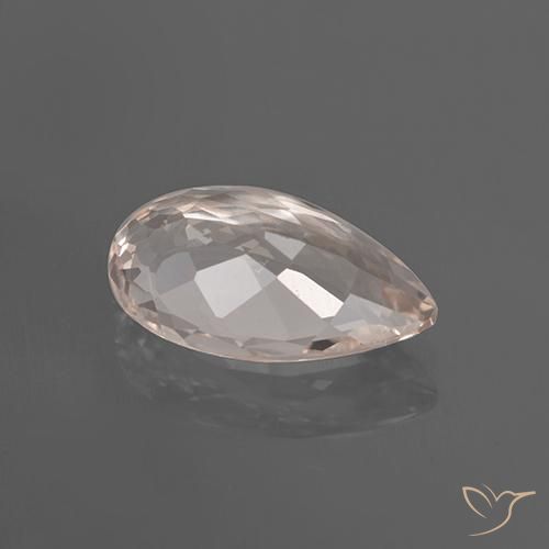 Morganite Rose clair naturelle En forme de poire, 2.09 ct, VS