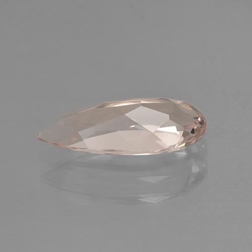 Morganite Saumon Rose naturelle En forme de poire, 2.26 ct, VVS-VS