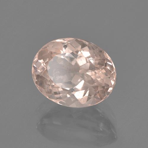 Morganite rose naturelle coupe ovale, 2,73 ct, VS
