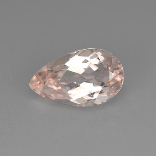 Morganite rose naturelle en forme de poire, 2,38 ct, VVS-VS