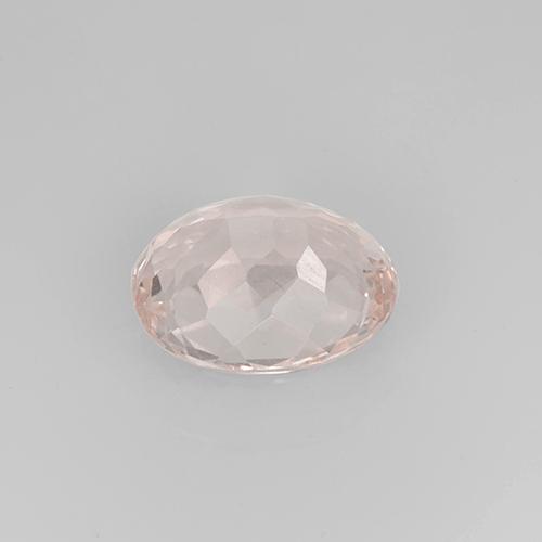 Morganite rose naturelle coupe ovale, 2,66 ct, VVS-VS