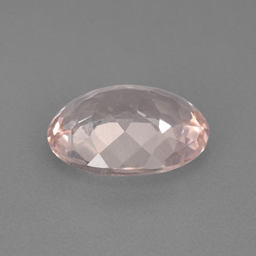 Morganite rose naturelle coupe ovale, 2,87 ct, VS