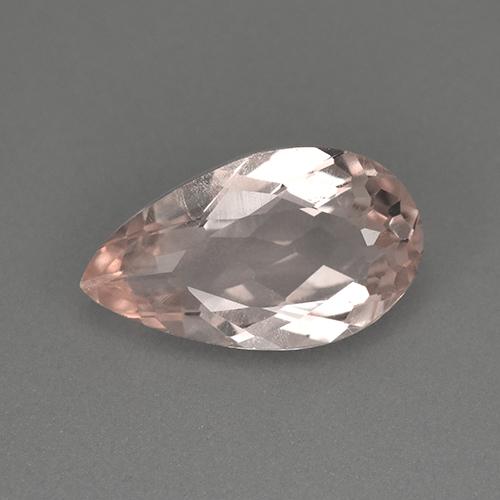 Morganite Rose moyen naturelle En forme de poire, 2.04 ct, VVS-VS